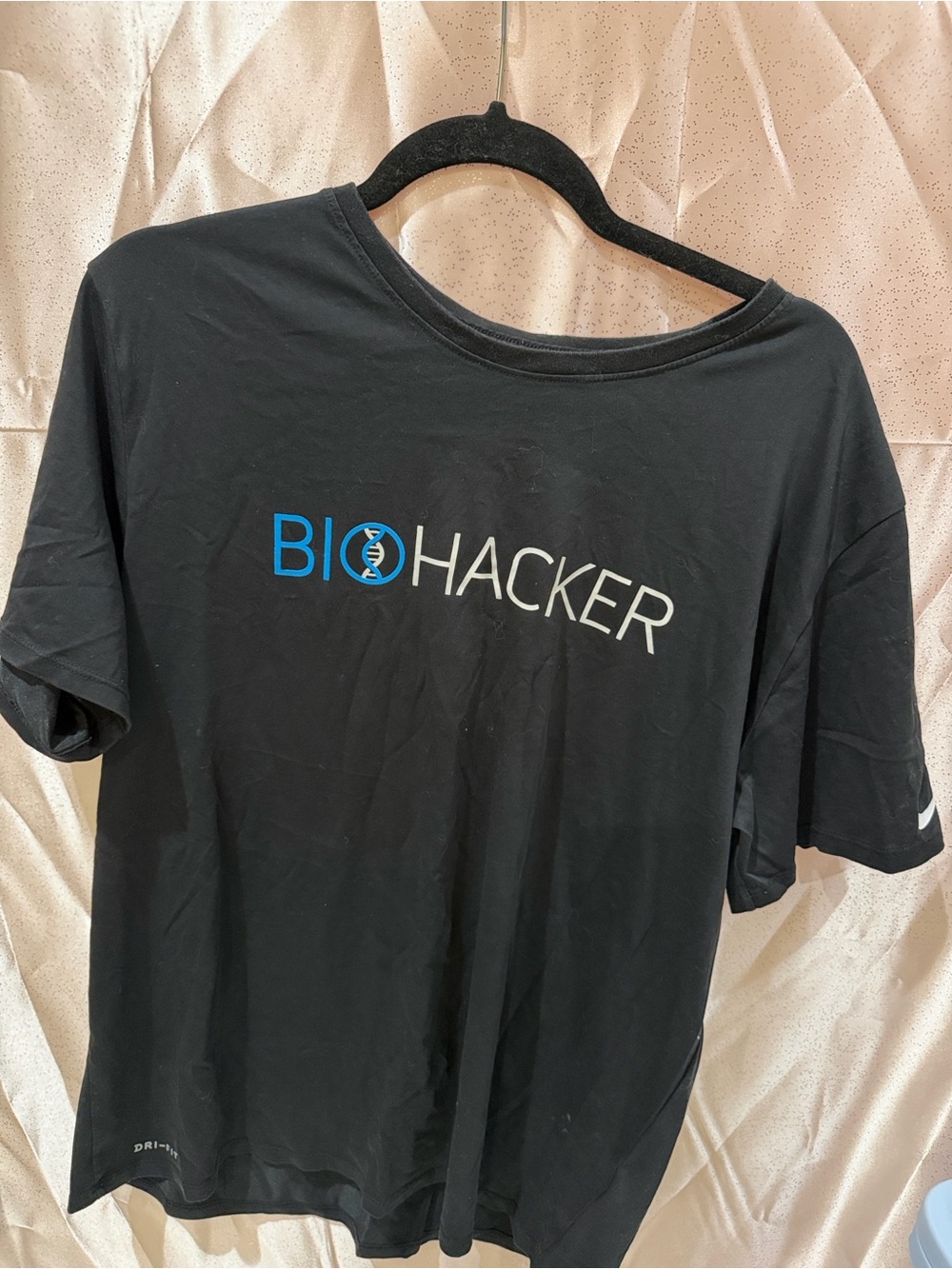 Nike Dri-FIT Biohacker Graphic Tee Black Men's XL